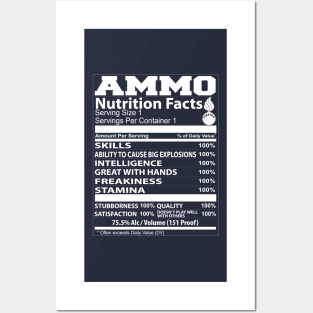 Air Force Ammo Nutrition Facts Posters and Art
